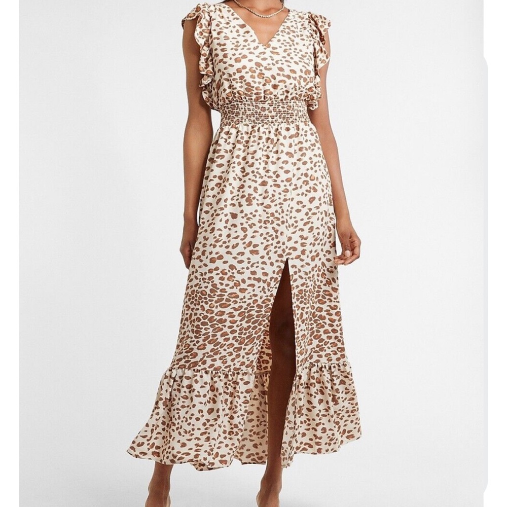 Express XL Leopard print dress
